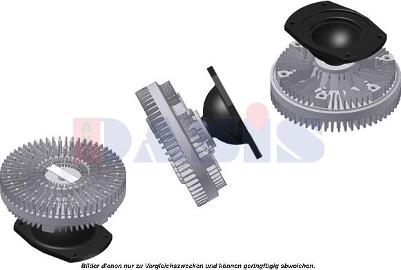 AKS Dasis 278011N - Clutch, radiator fan car-mod.net
