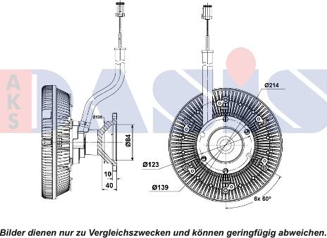 AKS Dasis 278025N - Clutch, radiator fan car-mod.net