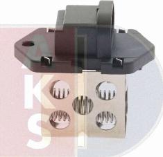 AKS Dasis 740249N - Pre-resistor, electro motor radiator fan car-mod.net