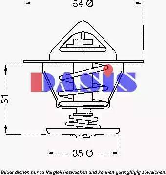 AKS Dasis 750959N - Coolant thermostat / housing car-mod.net