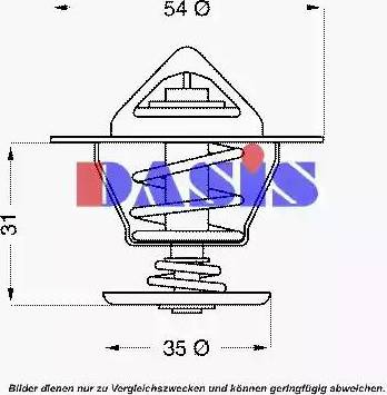 AKS Dasis 751945N - Coolant thermostat / housing car-mod.net