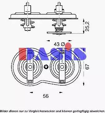 AKS Dasis 751919N - Coolant thermostat / housing car-mod.net