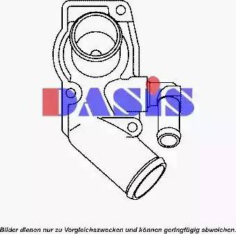 AKS Dasis 751914N - Coolant thermostat / housing car-mod.net