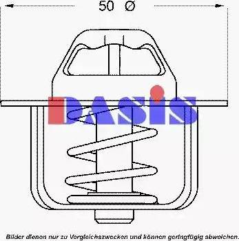 AKS Dasis 751846N - Coolant thermostat / housing car-mod.net