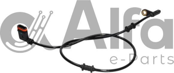 Alfa e-Parts AF03347 - ABS sensor, wheel speed car-mod.net