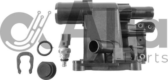 Alfa e-Parts AF12134 - Coolant thermostat / housing car-mod.net