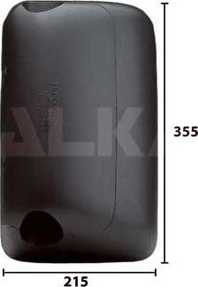 Alkar 9406247 - Outside Mirror, driver cab car-mod.net