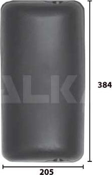 Alkar 9401262 - Outside Mirror, driver cab car-mod.net