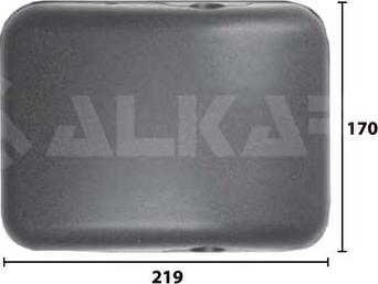 Alkar 9421262 - Wide-Angle Mirror car-mod.net