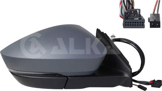 Alkar 9058771 - Outside Mirror car-mod.net