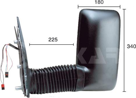 Alkar 9247977 - Outside Mirror car-mod.net