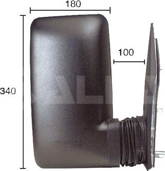 Alkar 9252977 - Outside Mirror car-mod.net