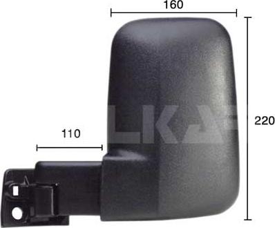 Alkar 9261961 - Outside Mirror car-mod.net