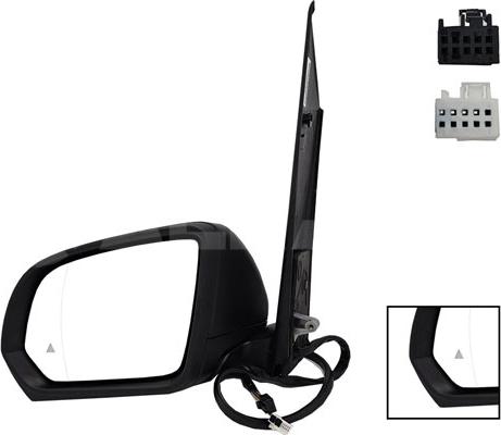 Alkar 9263711 - Outside Mirror car-mod.net