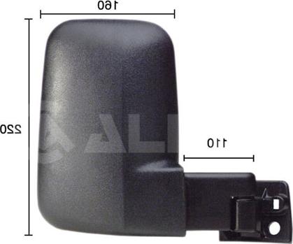Alkar 9262961 - Outside Mirror car-mod.net