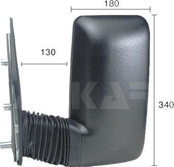 Alkar 9209977 - Outside Mirror car-mod.net