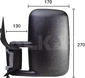 Alkar 9202910 - Outside Mirror car-mod.net