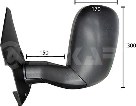 Alkar 9207959 - Outside Mirror car-mod.net