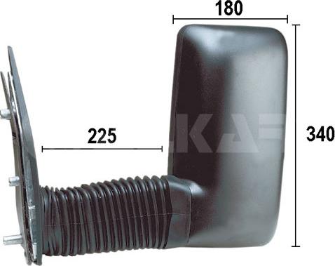 Alkar 9219977 - Outside Mirror car-mod.net