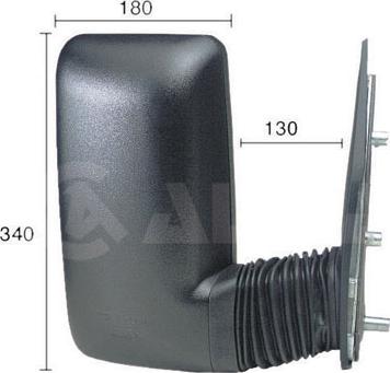Alkar 9210977 - Outside Mirror car-mod.net