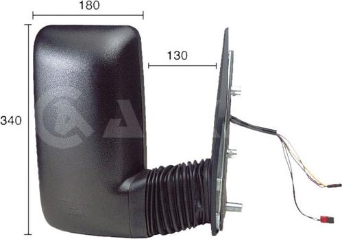 Alkar 9288977 - Outside Mirror car-mod.net