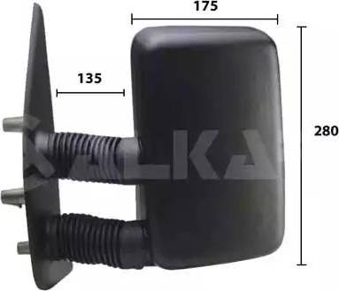 Alkar 9239920 - Outside Mirror car-mod.net