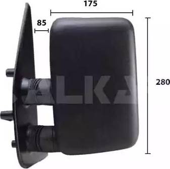 Alkar 9225920 - Outside Mirror car-mod.net