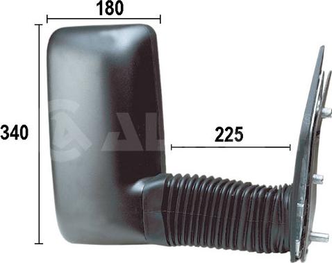 Alkar 9220977 - Outside Mirror car-mod.net