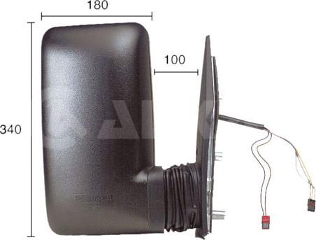 Alkar 9228977 - Outside Mirror car-mod.net
