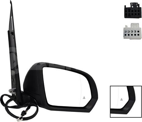 Alkar 9228711 - Outside Mirror car-mod.net