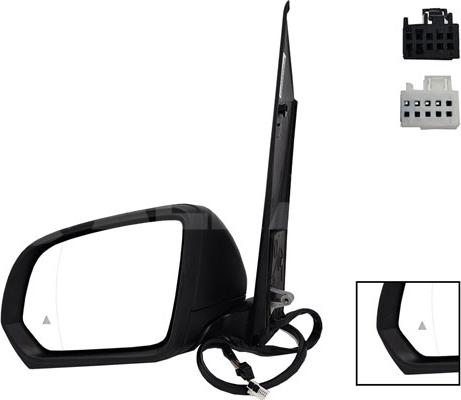 Alkar 9227711 - Outside Mirror car-mod.net
