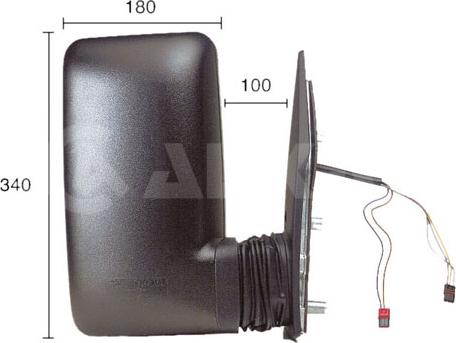 Alkar 9278977 - Outside Mirror car-mod.net