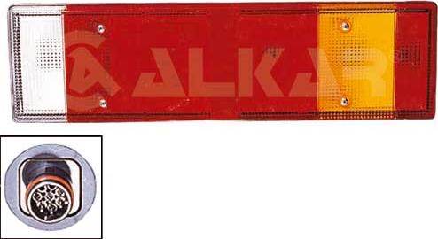 Alkar 9711142 - Lens, combination rearlight car-mod.net