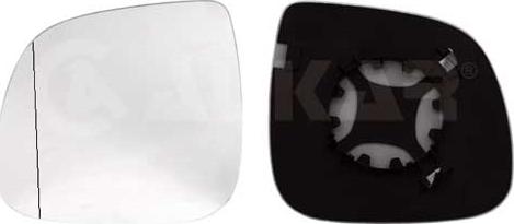 Alkar 6451948 - Mirror Glass, outside mirror car-mod.net