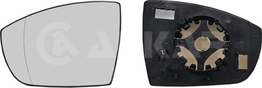 Alkar 6451134 - Mirror Glass, outside mirror car-mod.net