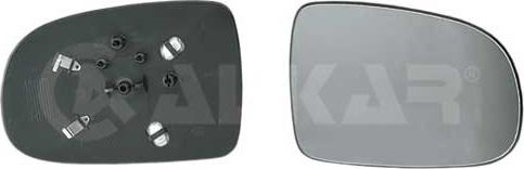 Alkar 6452420 - Mirror Glass, outside mirror car-mod.net