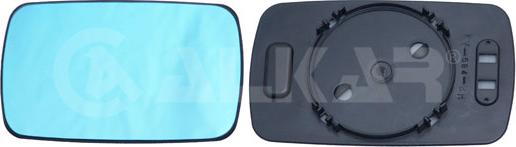 Alkar 6401485 - Mirror Glass, outside mirror car-mod.net