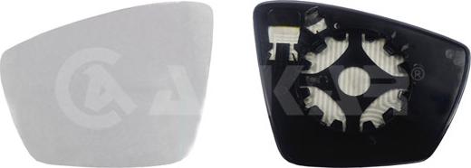 Alkar 6401693 - Mirror Glass, outside mirror car-mod.net
