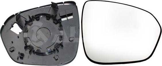 Alkar 6402195 - Mirror Glass, outside mirror car-mod.net