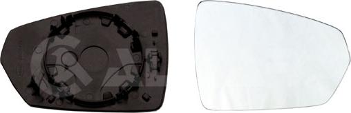 Alkar 6402744 - Mirror Glass, outside mirror car-mod.net
