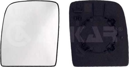 Alkar 6411955 - Mirror Glass, outside mirror car-mod.net