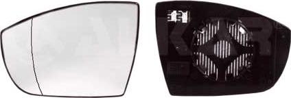 Alkar 6411134 - Mirror Glass, outside mirror car-mod.net