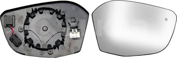 Alkar 6434775 - Mirror Glass, outside mirror car-mod.net
