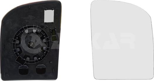 Alkar 6430772 - Mirror Glass, outside mirror car-mod.net