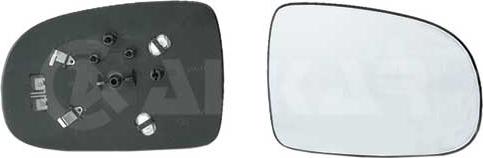 Alkar 6431420 - Mirror Glass, outside mirror car-mod.net
