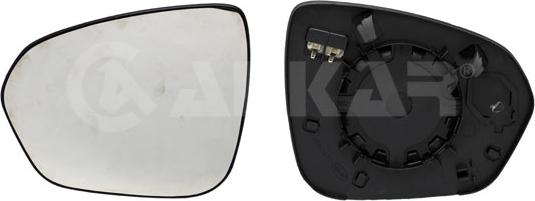 Alkar 6431195 - Mirror Glass, outside mirror car-mod.net