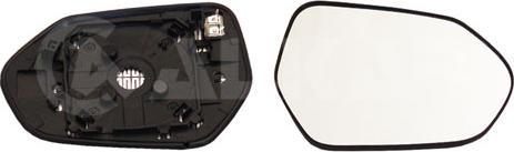 Alkar 6432913 - Mirror Glass, outside mirror car-mod.net