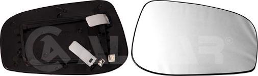 Alkar 6432591 - Mirror Glass, outside mirror car-mod.net