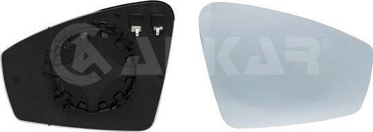 Alkar 6432192 - Mirror Glass, outside mirror car-mod.net