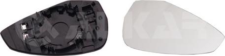 Alkar 6432810 - Mirror Glass, outside mirror car-mod.net